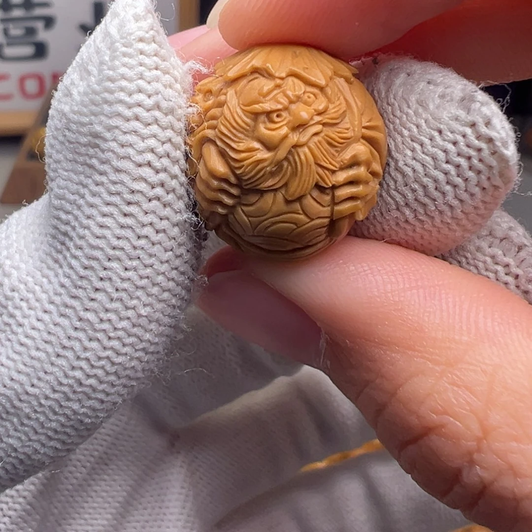 文玩核桃把件精修款钟馗戏五鬼18左右尺寸全品有正常封口线