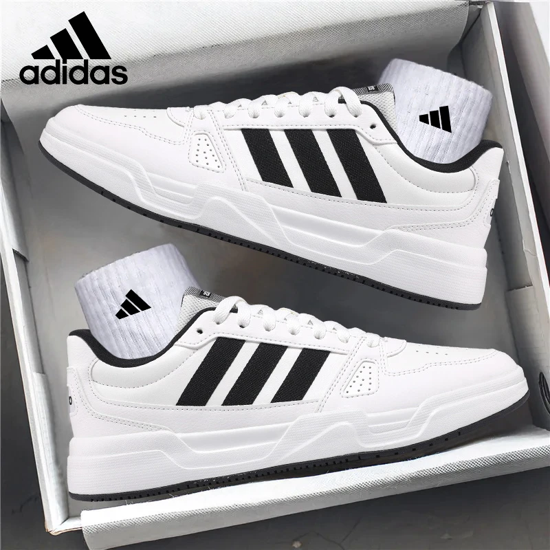 adidas阿迪达斯板鞋情侣鞋2025冬季新款时尚运动鞋旅游鞋男JR5231