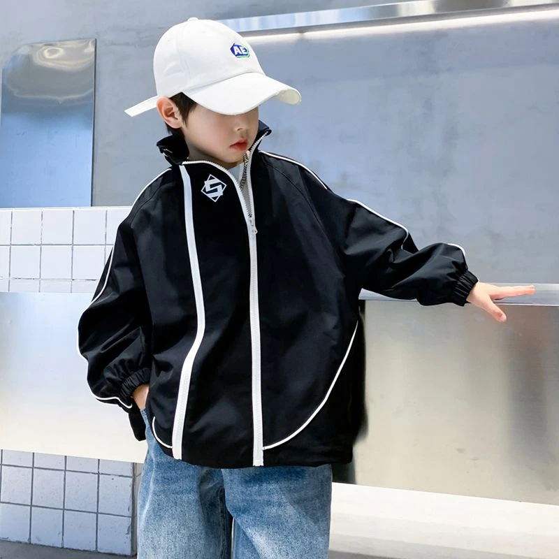 【现货现发】工装冲锋衣外套2024款酷帅衣服男孩夹克K231WT1979