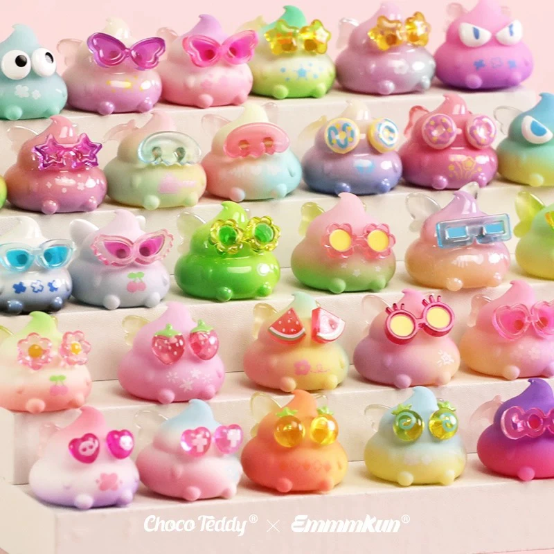 眼碌碌四代精灵系列盲袋可爱公仔手办摆件迷你雪宝Q萌粒