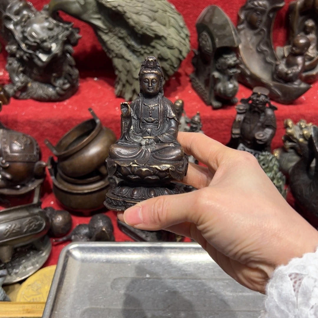 黄铜摆件，文房摆件