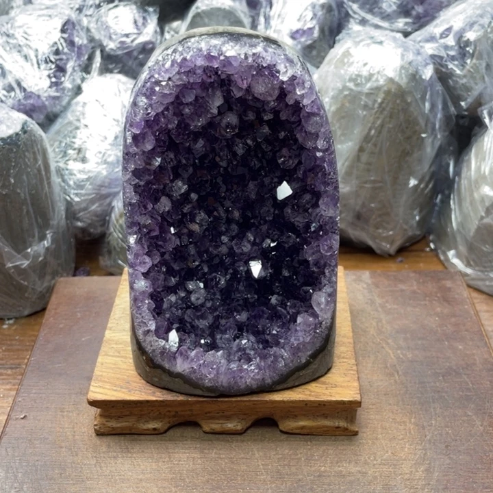 未镶嵌摆件紫晶紫晶