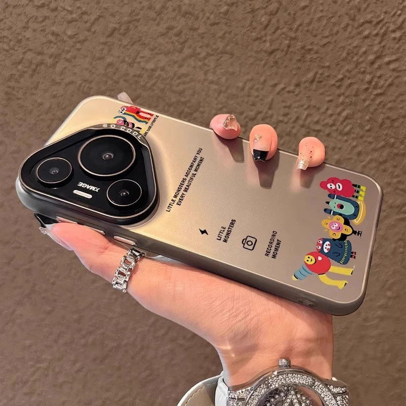 合影怪兽防摔手机壳适用华为pura80/70全系列mate70/60全包可爱