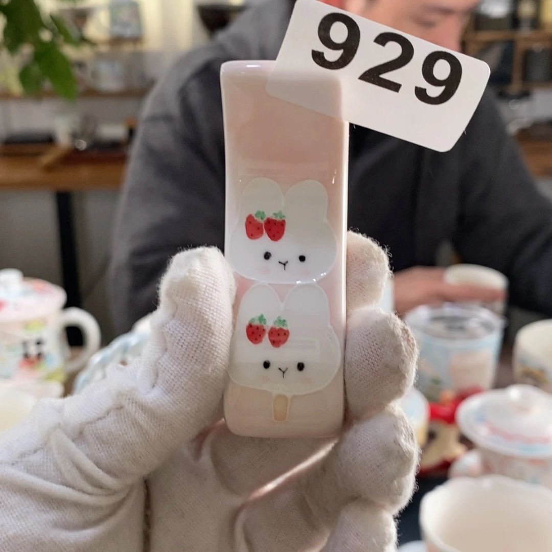 瓷片景德镇釉下彩手绘