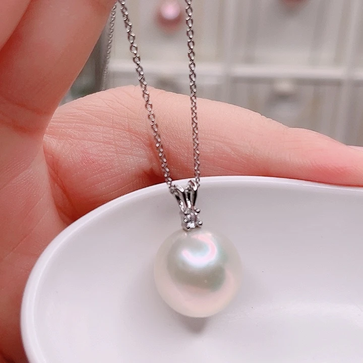 合金淡水珍珠吊坠(赠链)
