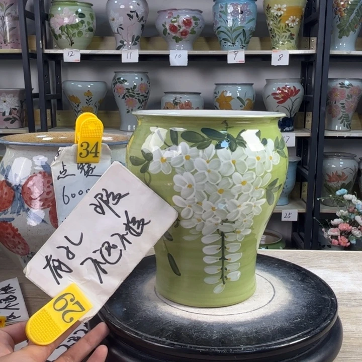 罐1tc景德镇陶瓷花盆