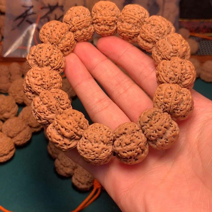 金刚菩提手串23尺寸六瓣扇面头货