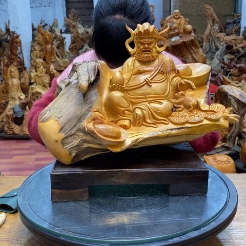 柏木（崖柏）半*心太行崖柏陈化料摆件