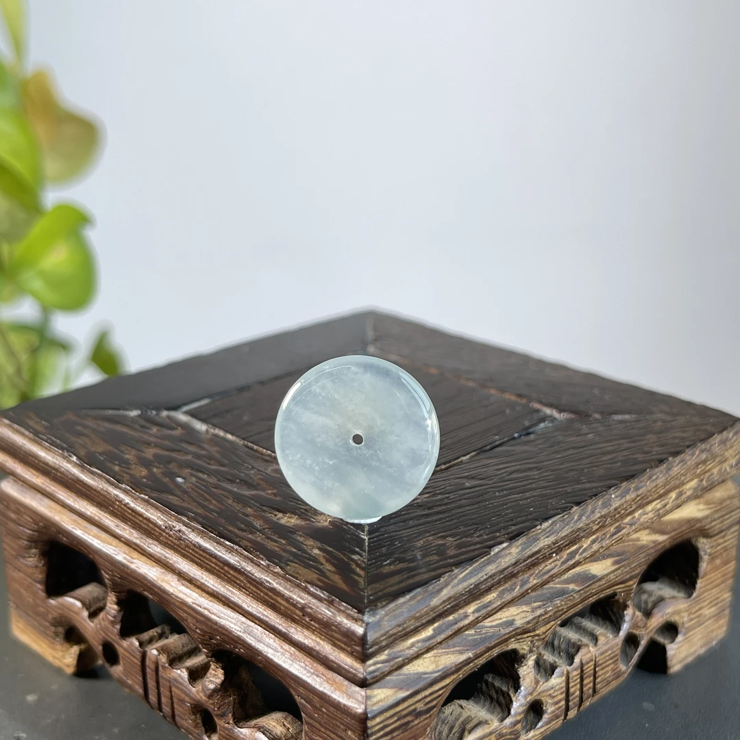 JGB29-68  天然缅甸A货翡翠  平安扣