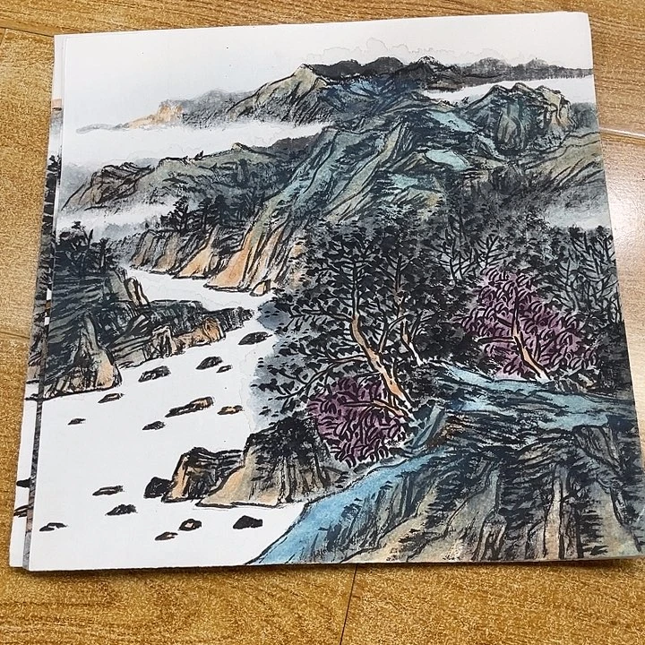 姜奇老师山水作品33×33