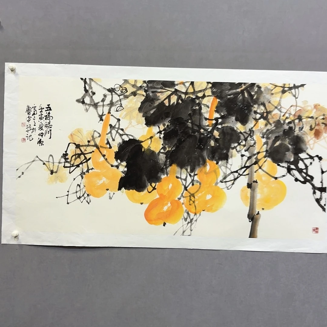 国画亲笔手绘放心去藏