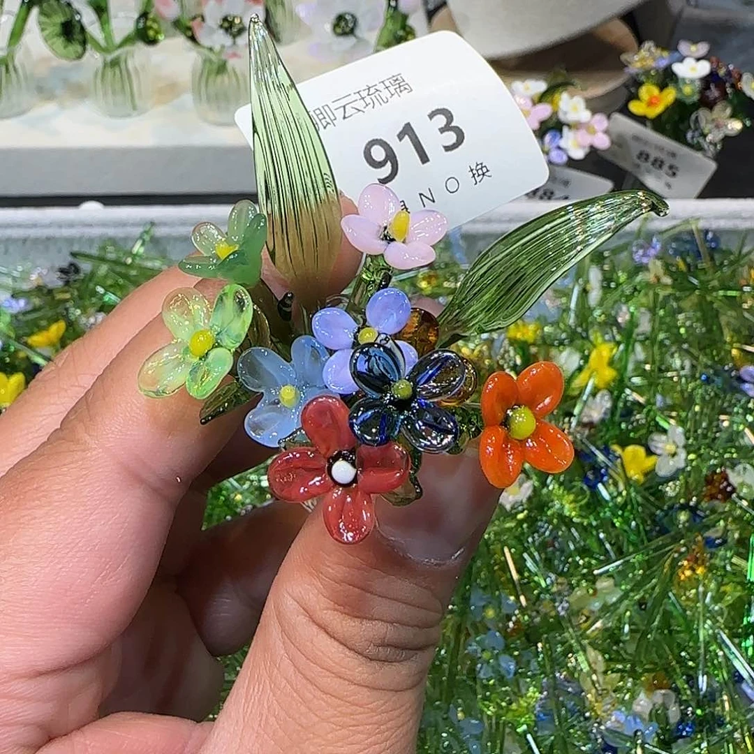 琉璃手工艺品913插花