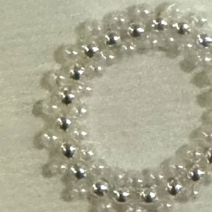 合金亚克力戒指 No退换！理性！清新拼接戒指