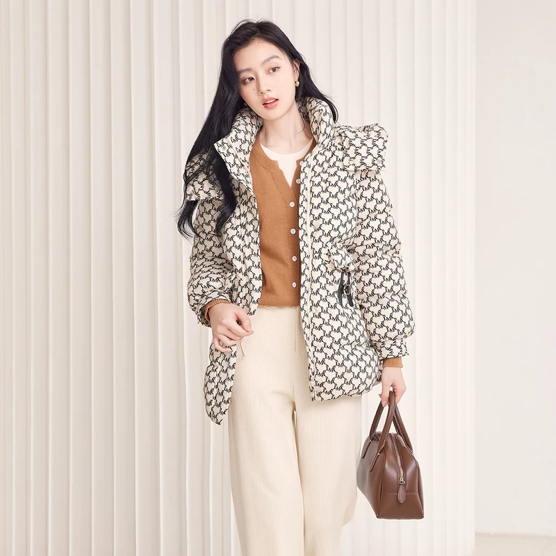【小余专属】Y3111957羽绒服香影羽绒服女中长款2024年冬季新款