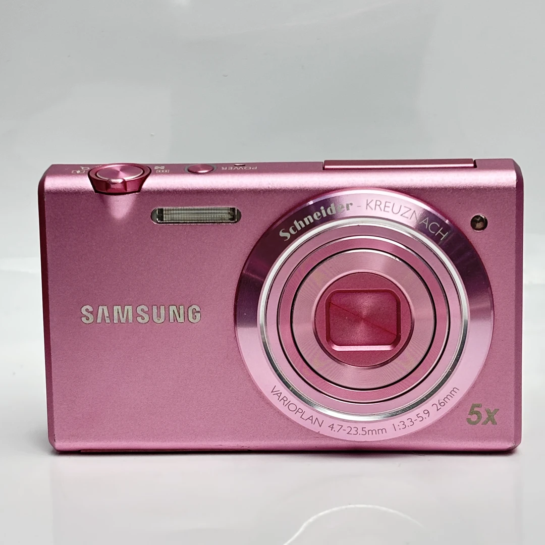 95新 Samsung/三星 mv800粉色1600万像素5倍变焦复古ccd数码相机