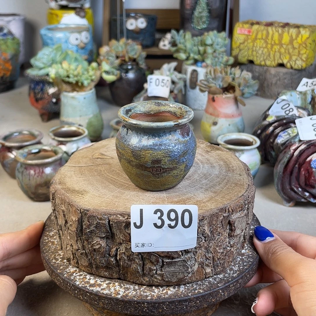 孤品 拇指盆 内口3.5左右