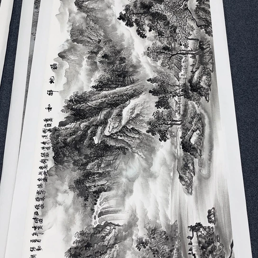 国画纯手绘国画宣纸作品