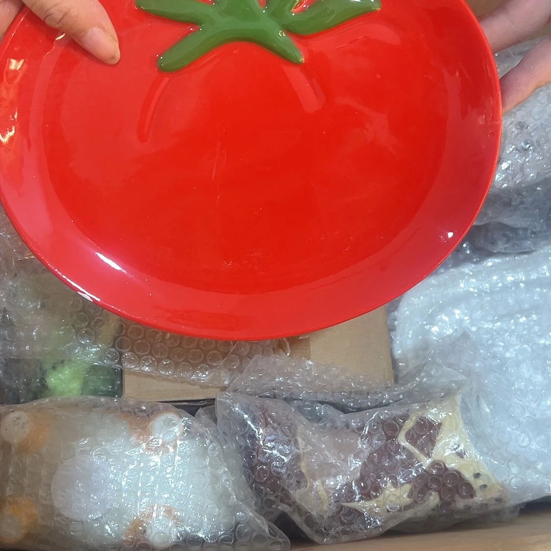 陶其他西红柿盘子。。。