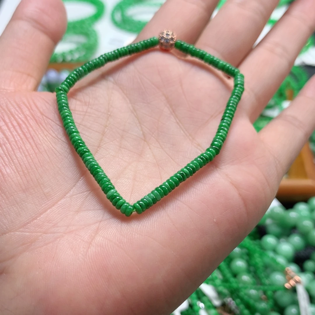 翡翠未镶嵌手链翡翠