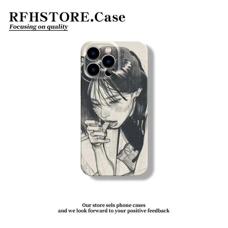 ZMGX复古少女适用iPhone16promax菲林手机壳华为oppo小米vivo硬套