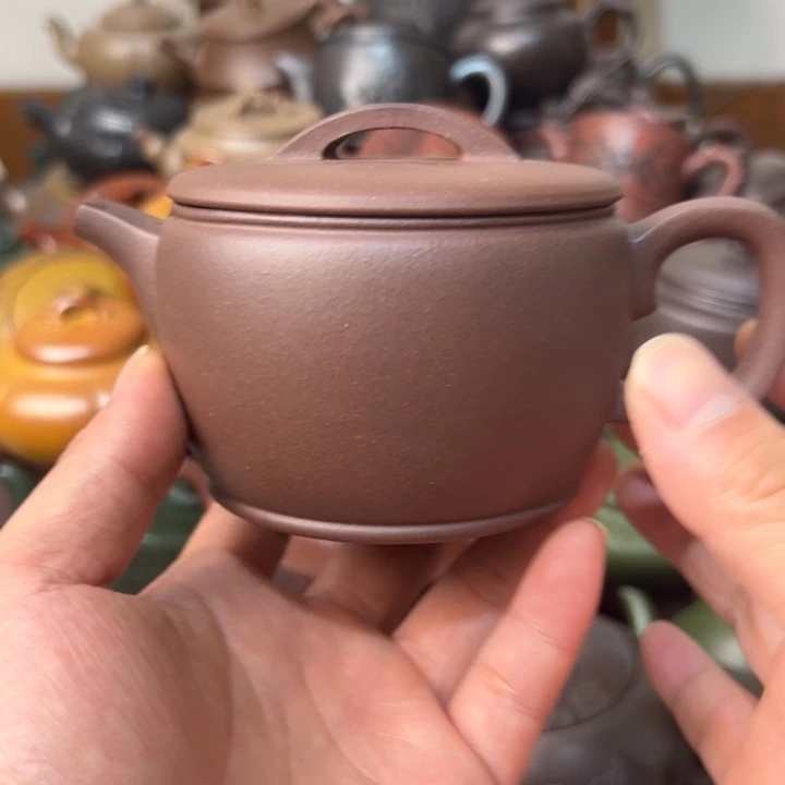 茶壶紫砂紫砂壶盖子花泥