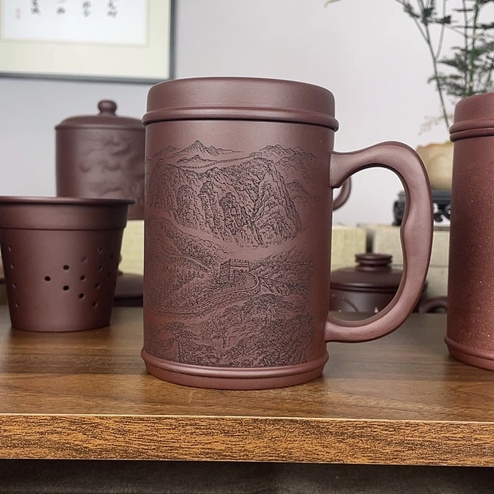 茶杯紫砂单杯450cc