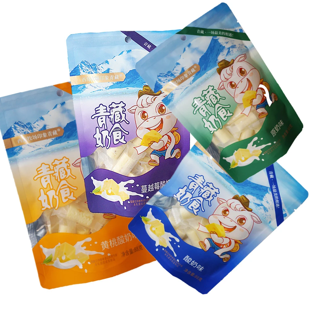 西海牧场牦牛乳酪88g装多种口味酸奶味黄桃味蔓越莓味原味包邮