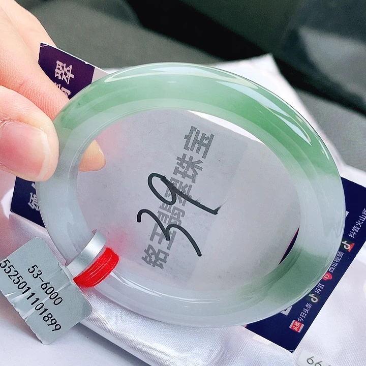 翡翠未镶嵌手镯缅甸天然a货翡翠手镯