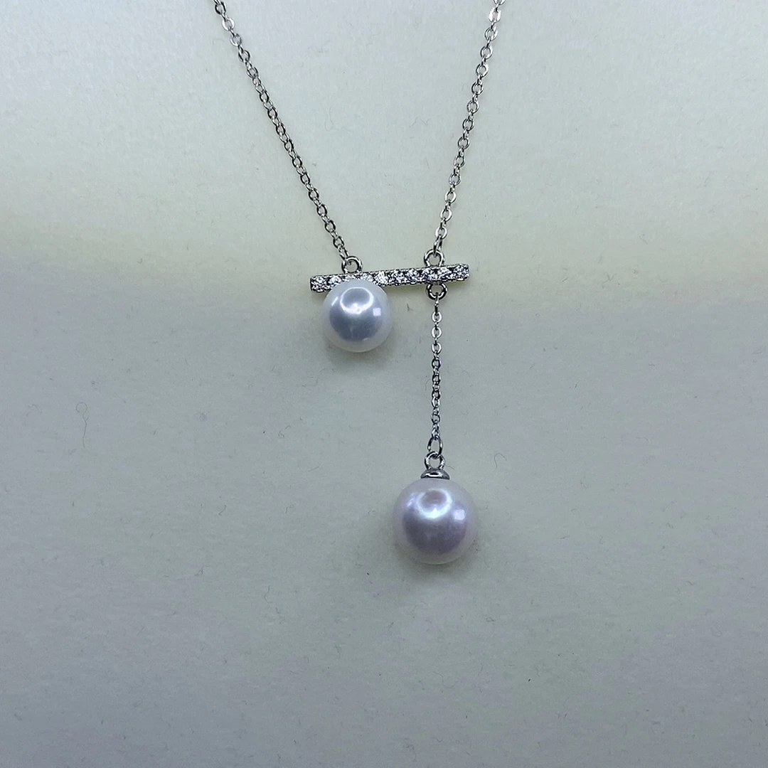 颈饰淡水珍珠合金