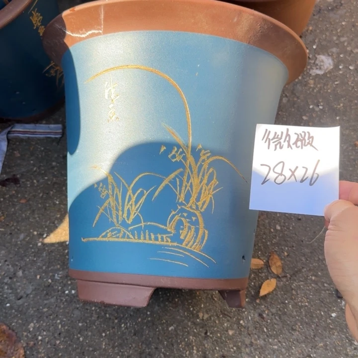 紫砂花盆特价商品