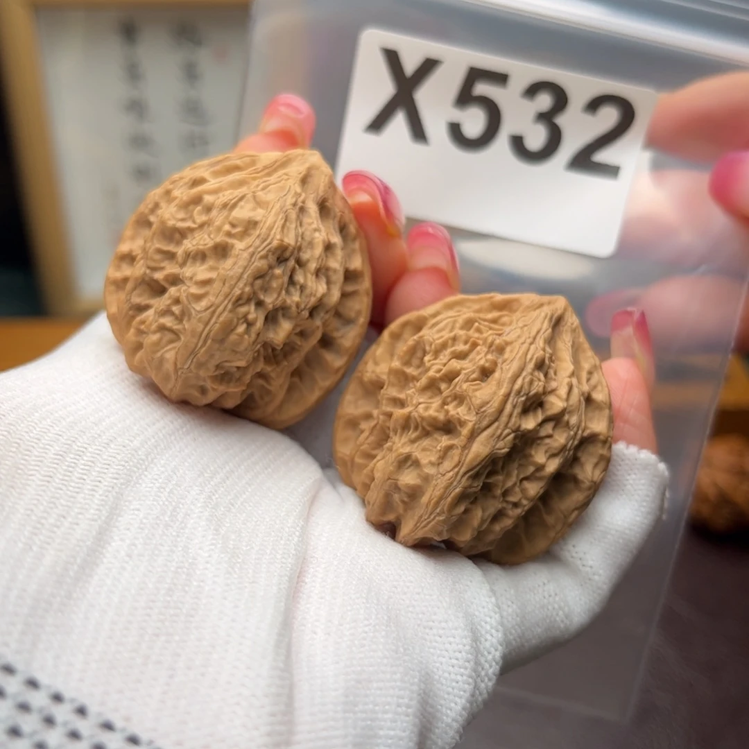 文玩核桃把件38火焰x 532