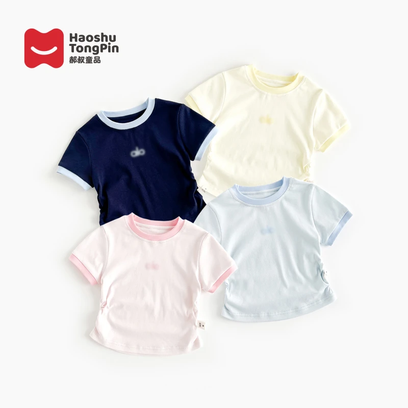 【现货】郝叔童品夏季新款洋气高货2025女童时尚网红款T恤潮HR52161