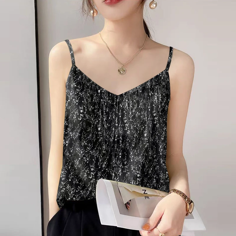 好品捡漏~冰丝无袖小吊带背心女夏季修身外穿显瘦打底衫上衣女