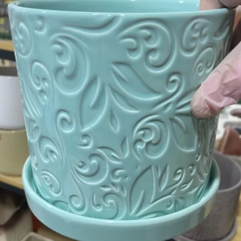 红陶陶瓷多肉花盆