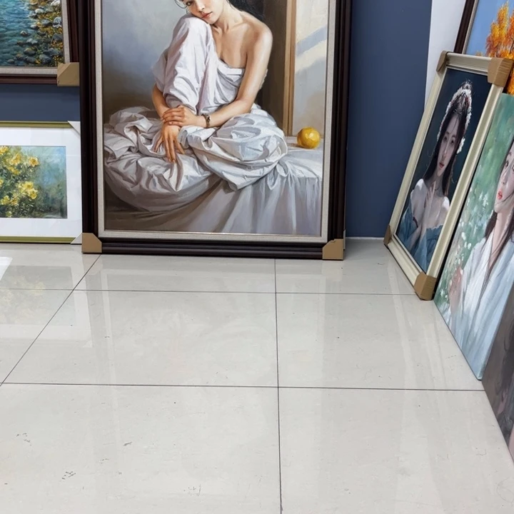 手工手绘精品油画内框75+100尺寸