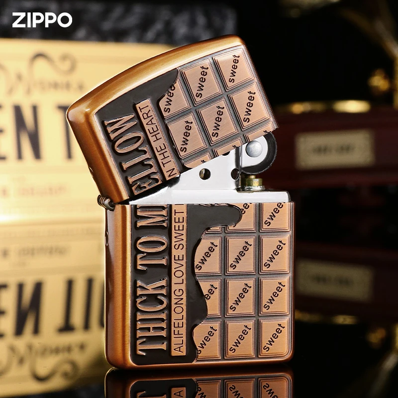 ZIPPO/之宝打火机幸运金券镀紫铜3D蚀刻珐琅釉春季上新DYX1H1M1