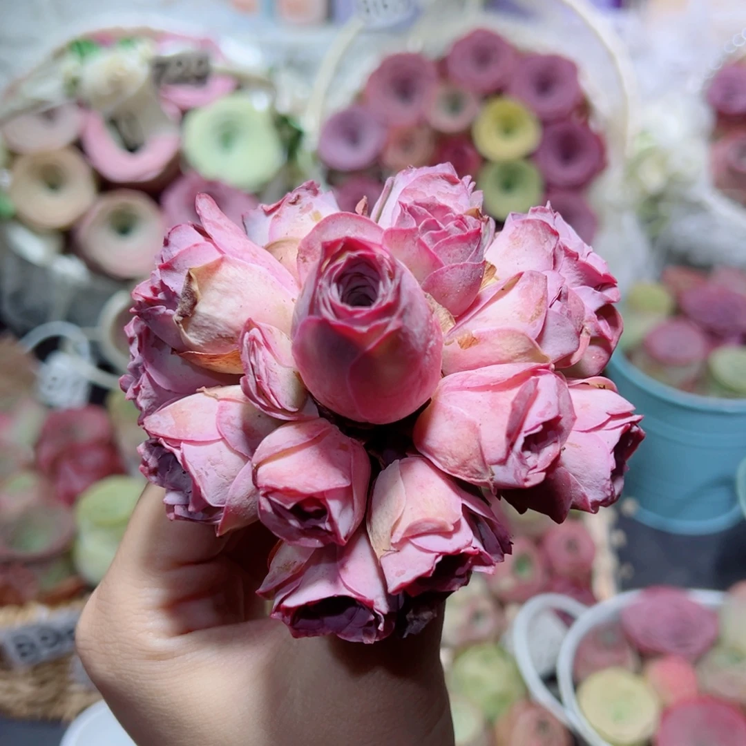 912紫玫瑰手捧花。