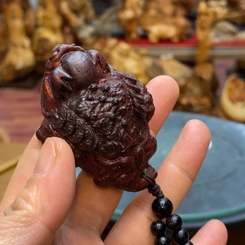 柏木（崖柏）非洲大叶紫檀把件