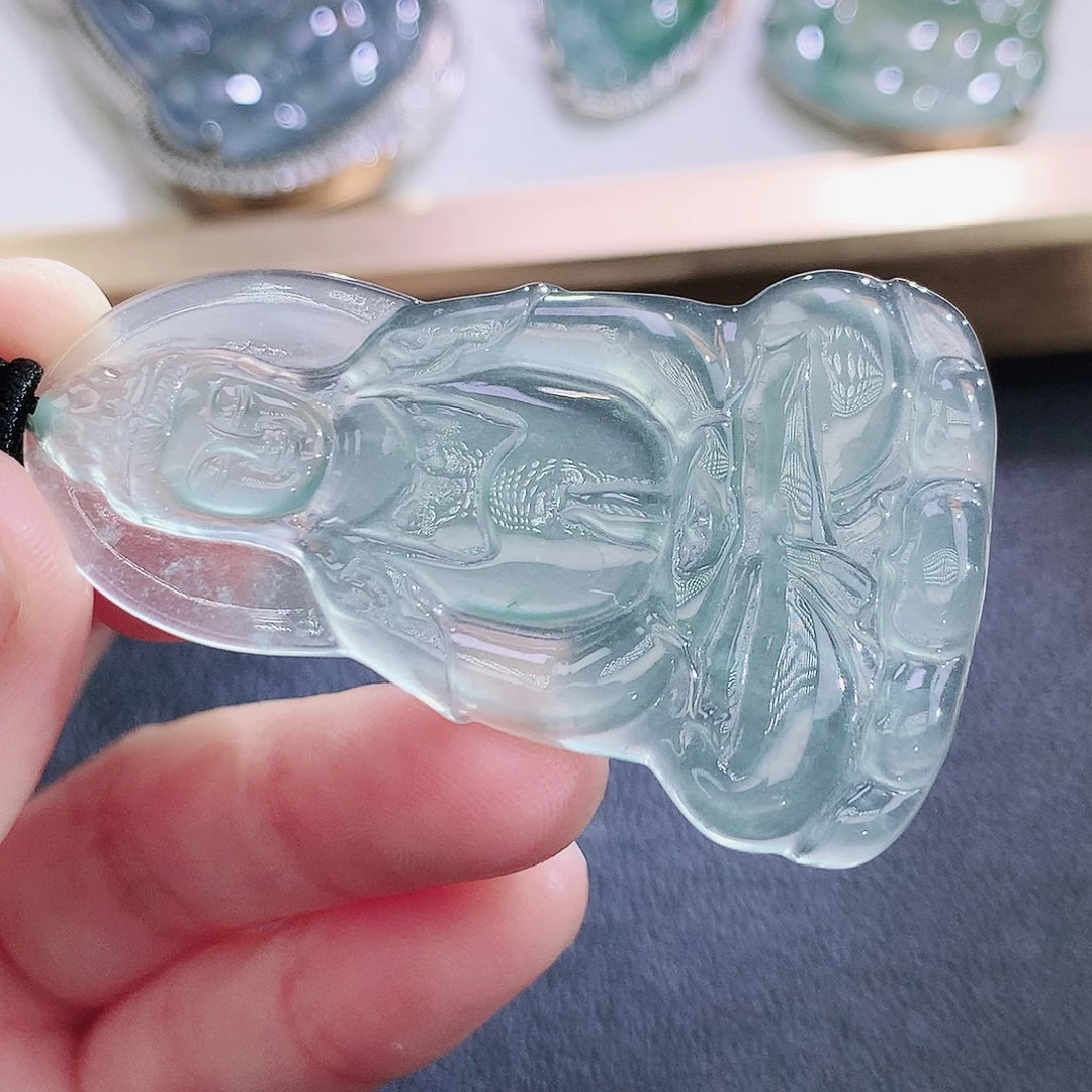 翡翠未镶嵌挂件翡翠