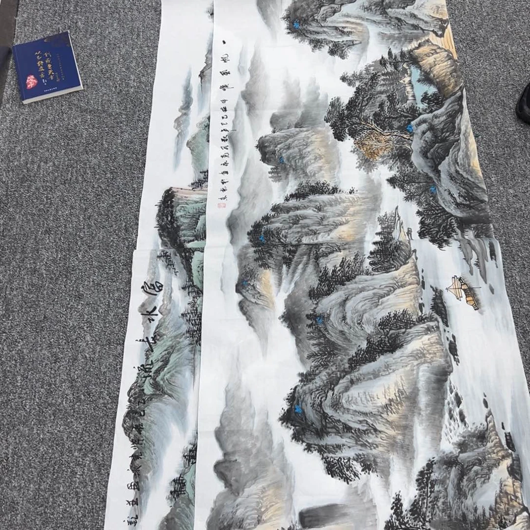 国画卖字画的小老板