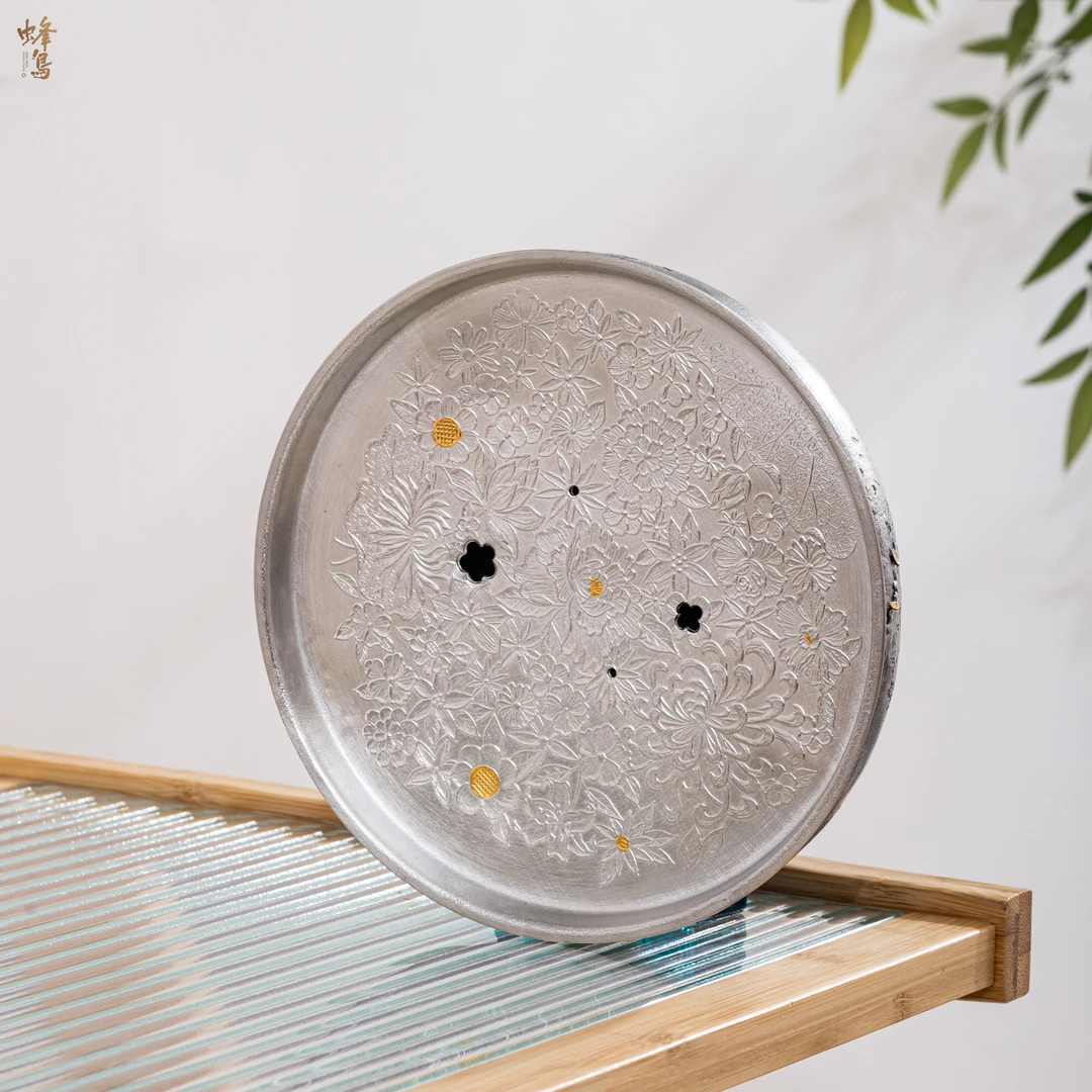 蜂鸟工坊 锡雕侠侣 万花 壶承 WCXHC383