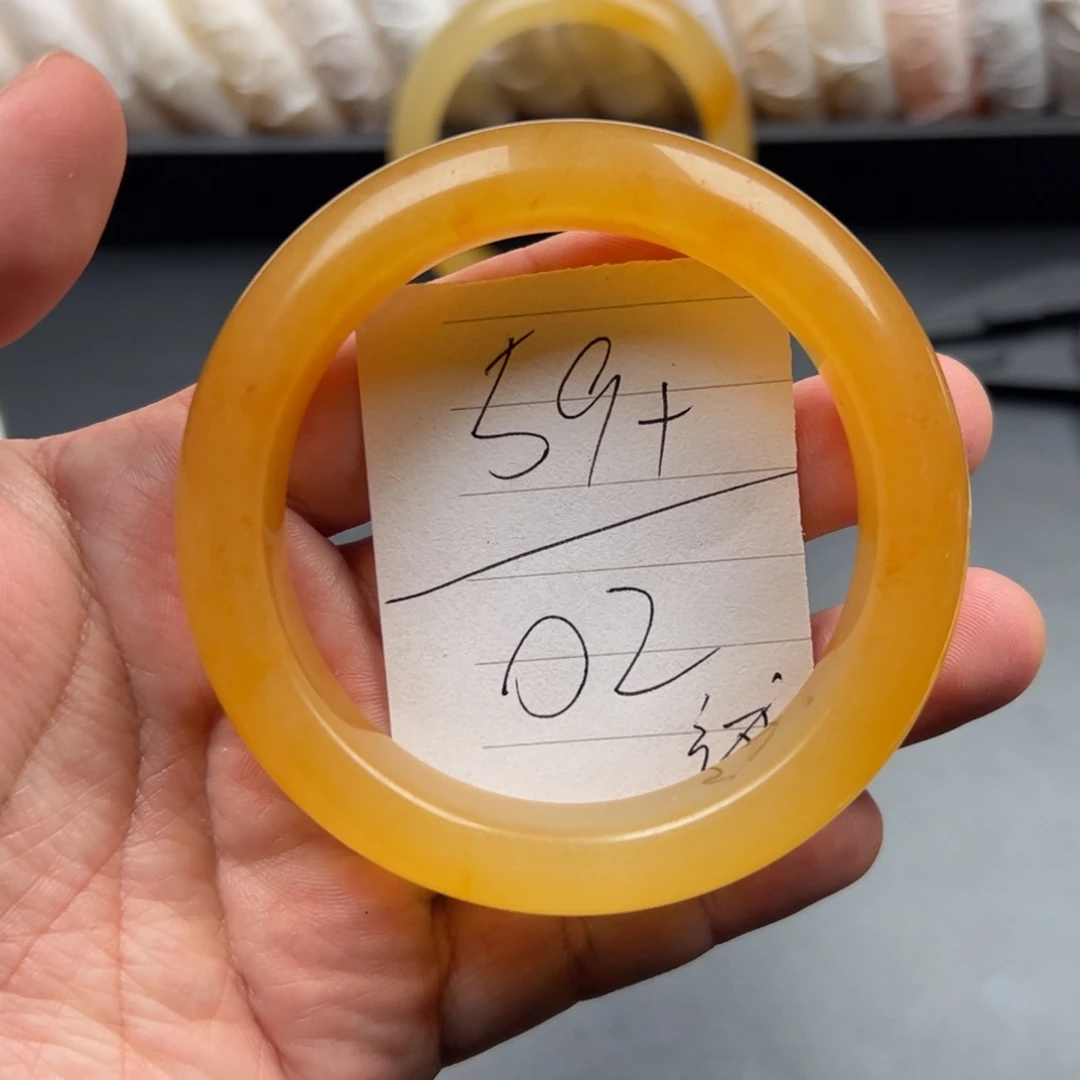 石英质玉（黄龙玉）手镯未镶嵌02