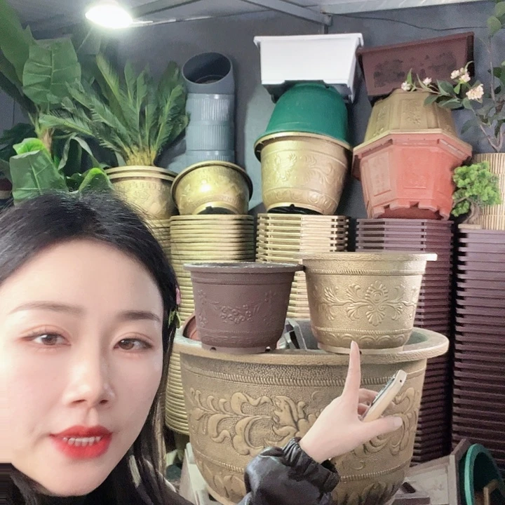 圆形35花盆2个有孔