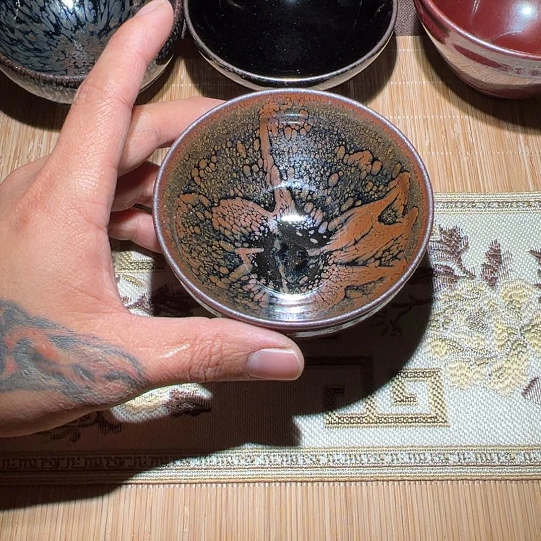 茶盏老木头柴烧建盏精选4