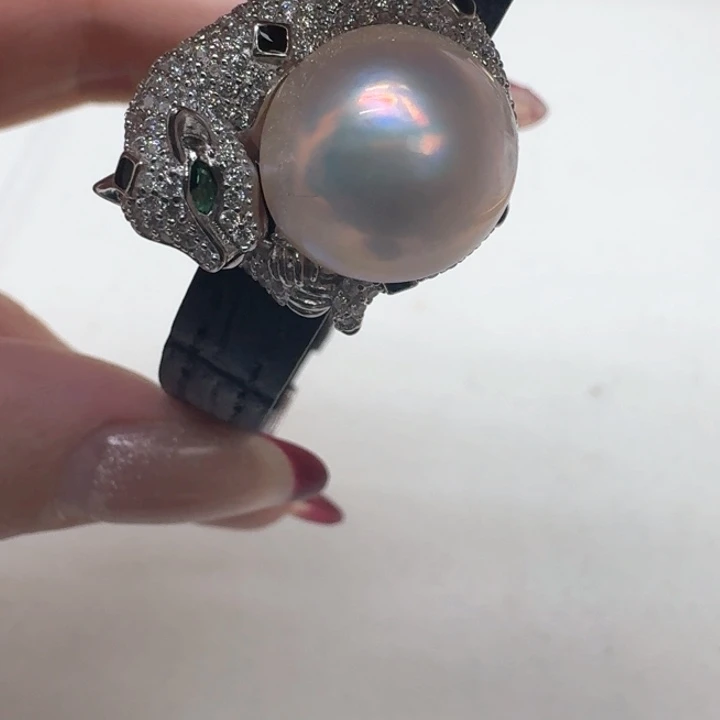 拼合珍珠（马贝珠）手镯未镶嵌