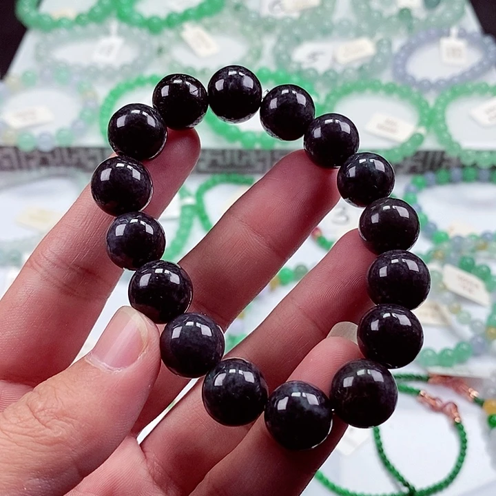 翡翠手链未镶嵌卡12.6