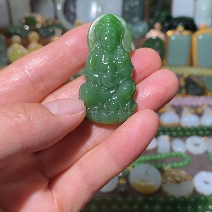 和田玉（碧玉）未镶嵌颈饰