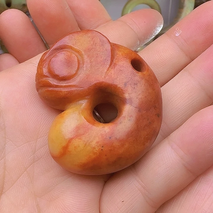 和田玉未镶嵌吊坠(不含链)