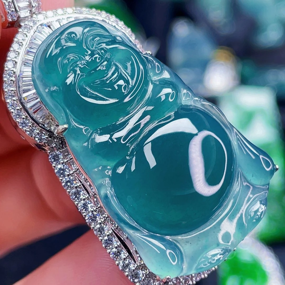 翡翠未镶嵌颈饰1，