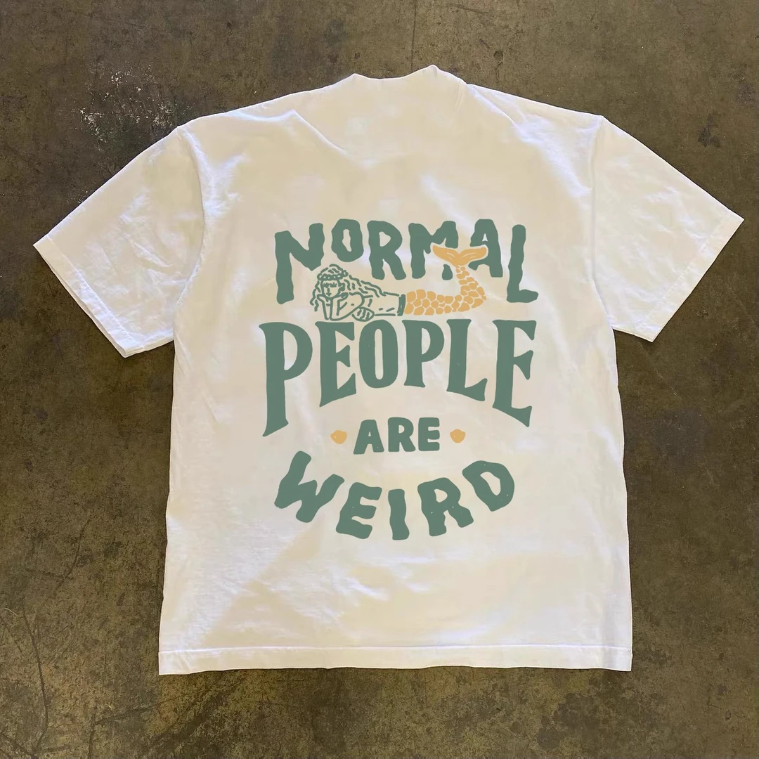 美式ins潮牌字母印花短袖男夏季230g重磅纯棉复古宽松圆领体恤衫